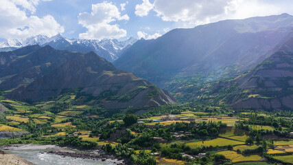 Naklejka premium Afghanistans Wakhan valley