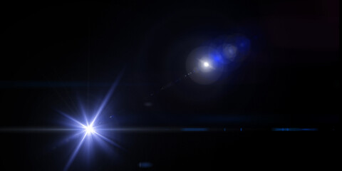 Lens Flare Light Stock Image