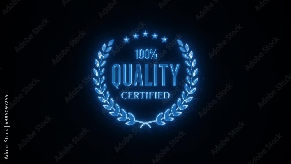 Poster awards quality seal laurel leaves intro animation/ 4k animation of a design palm awards with laurel 