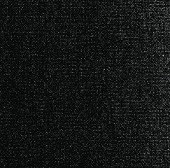 Vector fabric texture. Distressed texture of weaving fabric. Grunge background. Abstract halftone vector illustration. Overlay to create interesting effect and depth. Black isolated on white. EPS10.