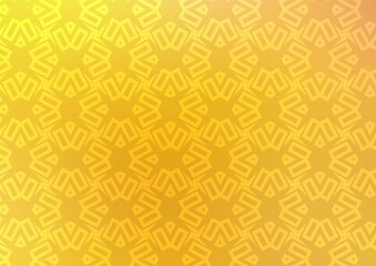 Light Orange vector template with triangles, squares.
