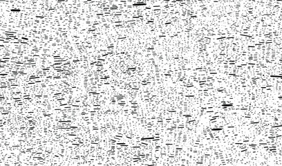 Rough black and white texture vector. Distressed overlay texture. Grunge background. Abstract textured effect. Vector Illustration. Black isolated on white background. EPS10