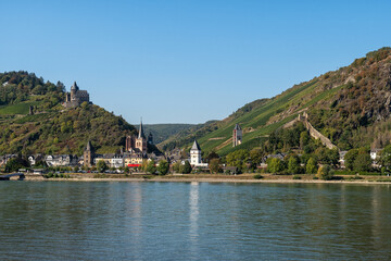 Fototapeta na wymiar The historic Bacharach on the Rhine