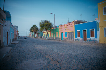 Fototapeta na wymiar Street Cabo Verde