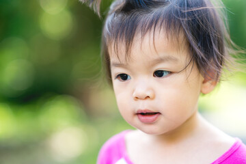 portrait asian cute baby