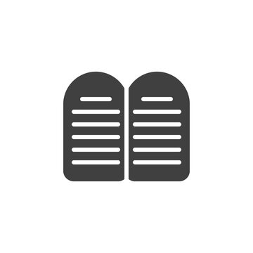 recommend clip art: Tablets of Stone vector icon. filled flat sign for mobile concept and web design. Torah Moshe glyph icon. Symbol, logo illustration. Vector graphics