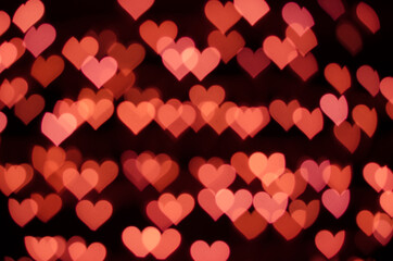 love bokeh background valentine concept