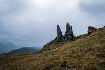 clouds over the mountains
