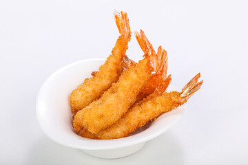 Asian style - prawn in tempura
