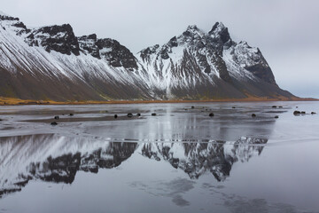Fototapeta na wymiar Stokksnes península, Hofn, Southern Iceland, Iceland, Europe