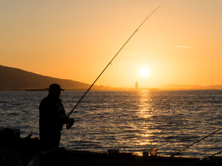 Fishing the sun