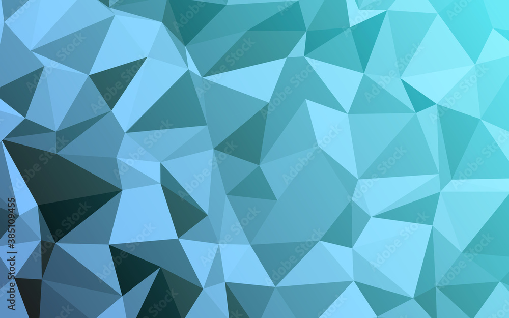 Poster abstract low poly background on gradient colors.
