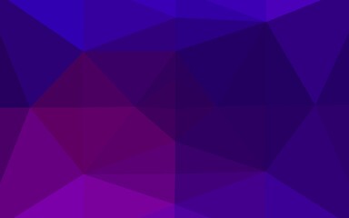 Dark Purple vector polygonal template.