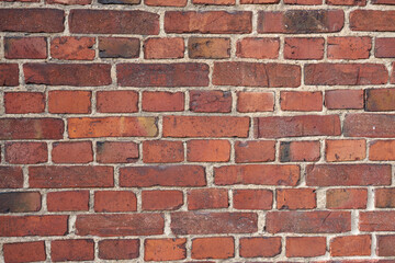 Vintage brick wall as a background.