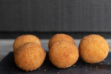 Bolinhas de queijo, brazilian finger food and party snack
