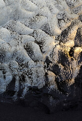 Jokulsarlon beach, Vatnatjokull glacier, Southern Iceland, Iceland, Europe