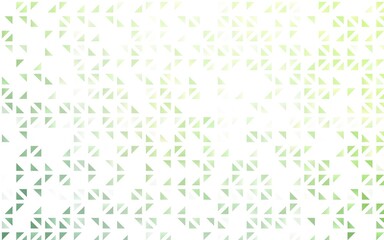 Light Green vector pattern in polygonal style.