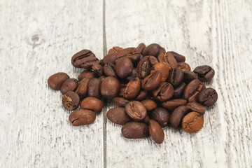 Roasted coffee beans for cooking
