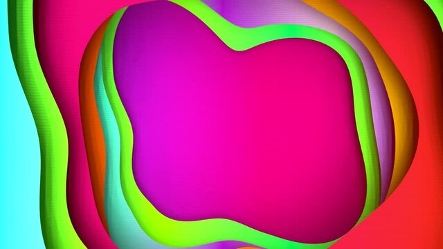 Abstract colorful background with multiple layers of wave surface with different gradients