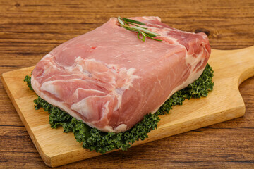 Pork meat piece for cooking