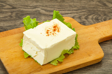 Greek traditional soft feta cheese