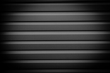 Metal fence with horizontal lines, place for text