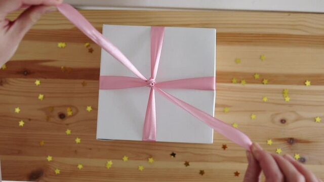 unpacking a box of cupcakes