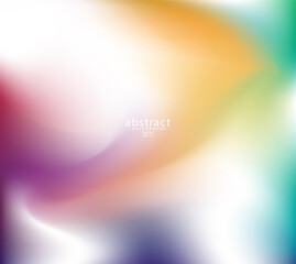 Abstract blurred gradient mesh background bright rainbow colors.