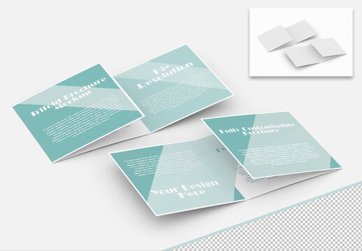 Trifold Brochure Mockup