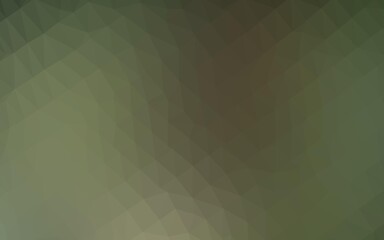 Obraz premium Light Green vector polygonal template.