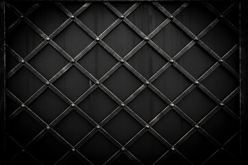 Texture with forged elements on the gate. space for text