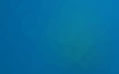 Fototapeta premium Dark BLUE vector polygon abstract backdrop.