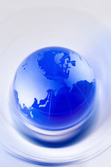ガラスの地球儀