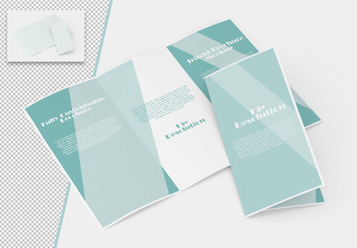 Trifold Brochure Mockup