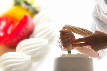 ケーキづくりイメージ合成