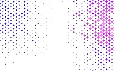 Light Purple vector layout with bright stars.