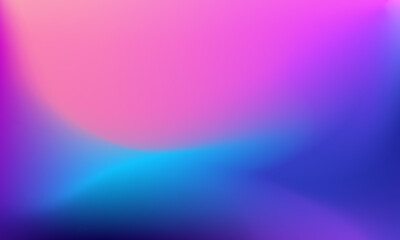 Abstract Blurred blue teal pink purple background. Soft Colorful light gradient backdrop with place for text. Vector illustration for your graphic design, banner, poster or wallpapers, website