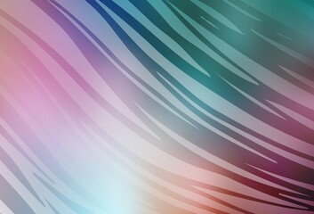 Light Green, Red vector colorful blur background.