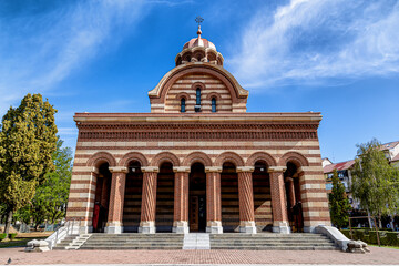  Metropolitan church  on September 30, 2020 in Targoviste, Romania. 