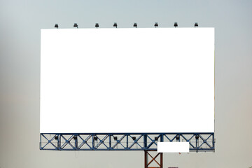 Blank billboard for new advertisement