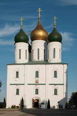 Kolomna, Russia - 27 september 2020: Ancient Cathedral in Kolomna. Historical and cultural heritage.