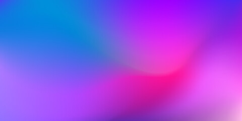 Abstract Blurred purple blue teal pink background. Soft Colorful light gradient backdrop with place for text. Vector illustration for your graphic design, banner, poster or wallpapers, website