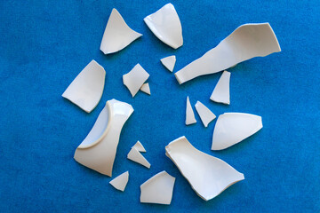 broken Plate,dish. splinters, Fragments