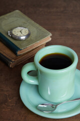 コーヒーと本と懐中時計
