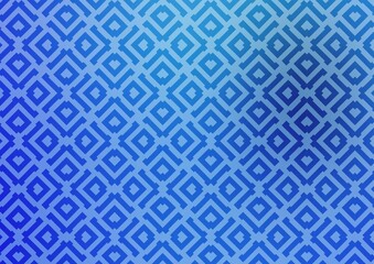 Light BLUE vector texture with lines, rhombuses.