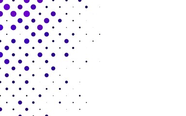 Light Purple vector background with bubbles.