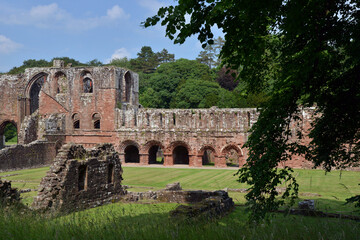Fototapeta premium Furness Abbey, in Barrow in Furness, Cumbria, England, UK