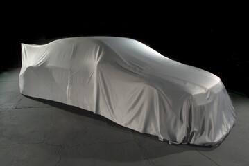 car covered with fabric