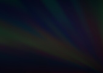 Dark Black vector abstract blurred pattern.
