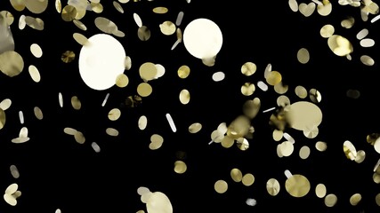 golden confetti, used as an overlay